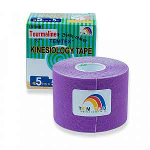 Tejp. TEMTEX kinesio tape Tourmaline fialová 5cmx5m