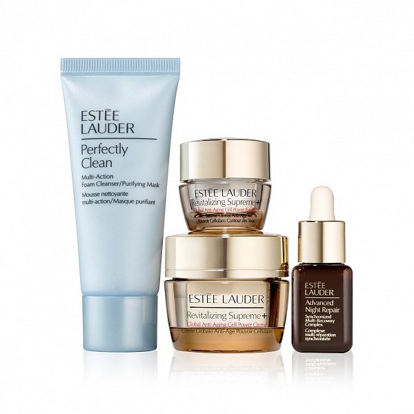 Estée Lauder Glow Authorities Repair + Nourish set se 4 produkty pro zářivou pleť  30 ml + 7 ml + 15 ml + 5 ml