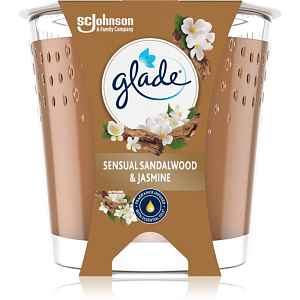 GLADE Sensual Sandalwood & Jasmine vonná svíčka 112 g