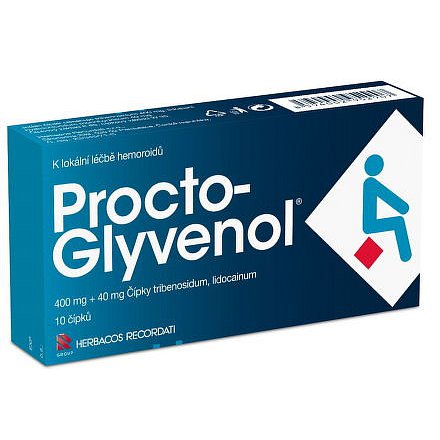 Procto-glyvenol rektalní čípek 10