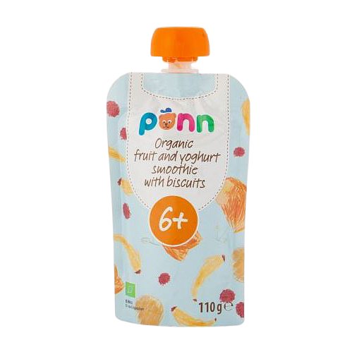 Salvest Põnn BIO Ovocné smoothie s jogurtem a sušenkami 110g