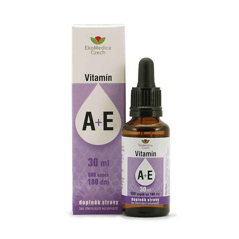 Vitamín A+E 30ml EKOMEDICA - II. jakost