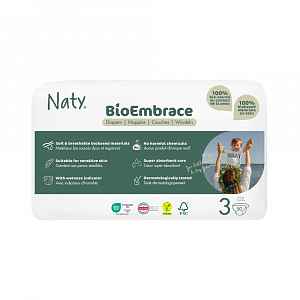 Naty BioEmbrace Midi 4–9 kg dětské plenky 50 ks