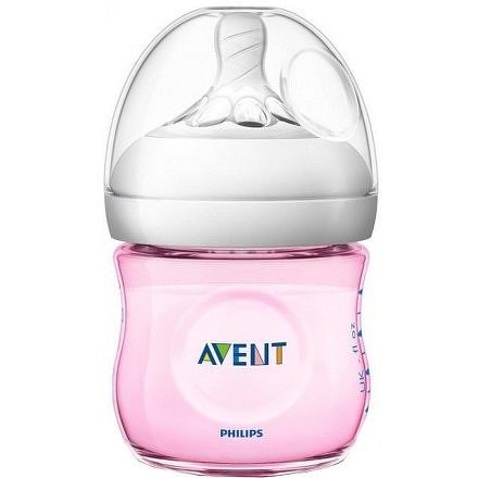 Philips Avent láhev NATURAL PP růžová 125ml