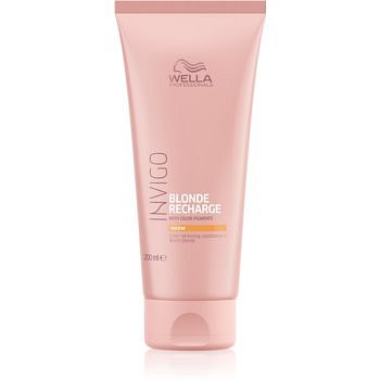 Wella Professionals Invigo Blonde Recharge kondicionér pro oživení blond barvy vlasů odstín Warm 200 ml