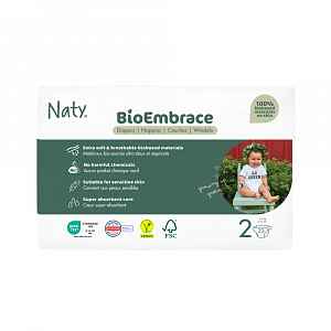 Naty BioEmbrace Mini 3–6 kg dětské plenky 33 ks