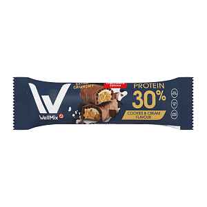 WellMix Proteinová tyčinka 30 % Cookies&Cream 45 g