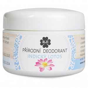 RAE Přírodní krémový deodorant indický lotos plastový kelímek 15 ml