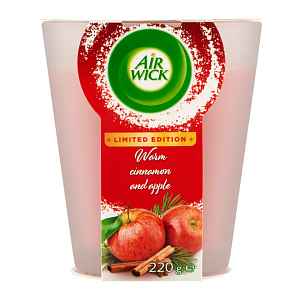 Air Wick Vonná svíčka jablko skořice, 220 g