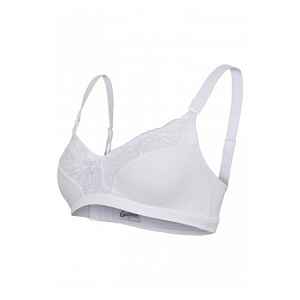 CARRIWELL Krajková mateřská a kojicí podprsenka bílá vel. VII