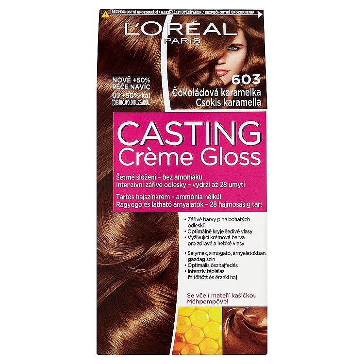 L'Oréal Paris Casting Crème Gloss čokoládová karamelka 603