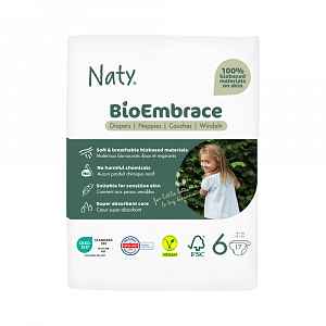 Naty BioEmbrace XL 16+ kg dětské plenky 17 ks