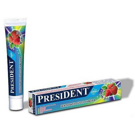 PresiDENT Zubní pasta děti 3-6let Jahoda 50ml