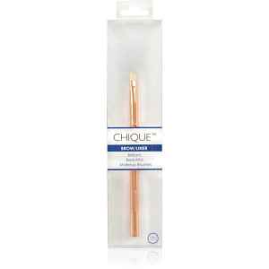 Royal and Langnickel Chique Rose Gold štětec na obočí a oční linky 1 ks