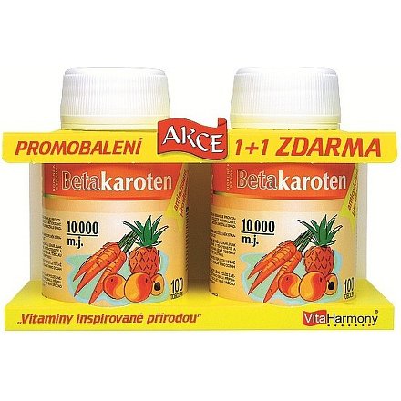 VitaHarmony Beta karoten 10000 Promobal.100+100tob