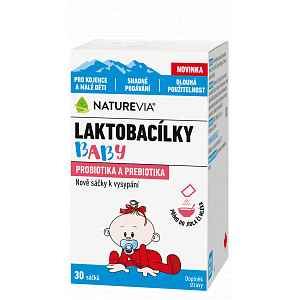 Swiss NatureVia Laktobacílky baby 30 sáčků