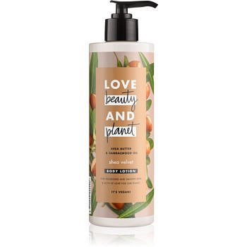 Love Beauty & Planet Shea Velvet vyživující tělové mléko 400 ml