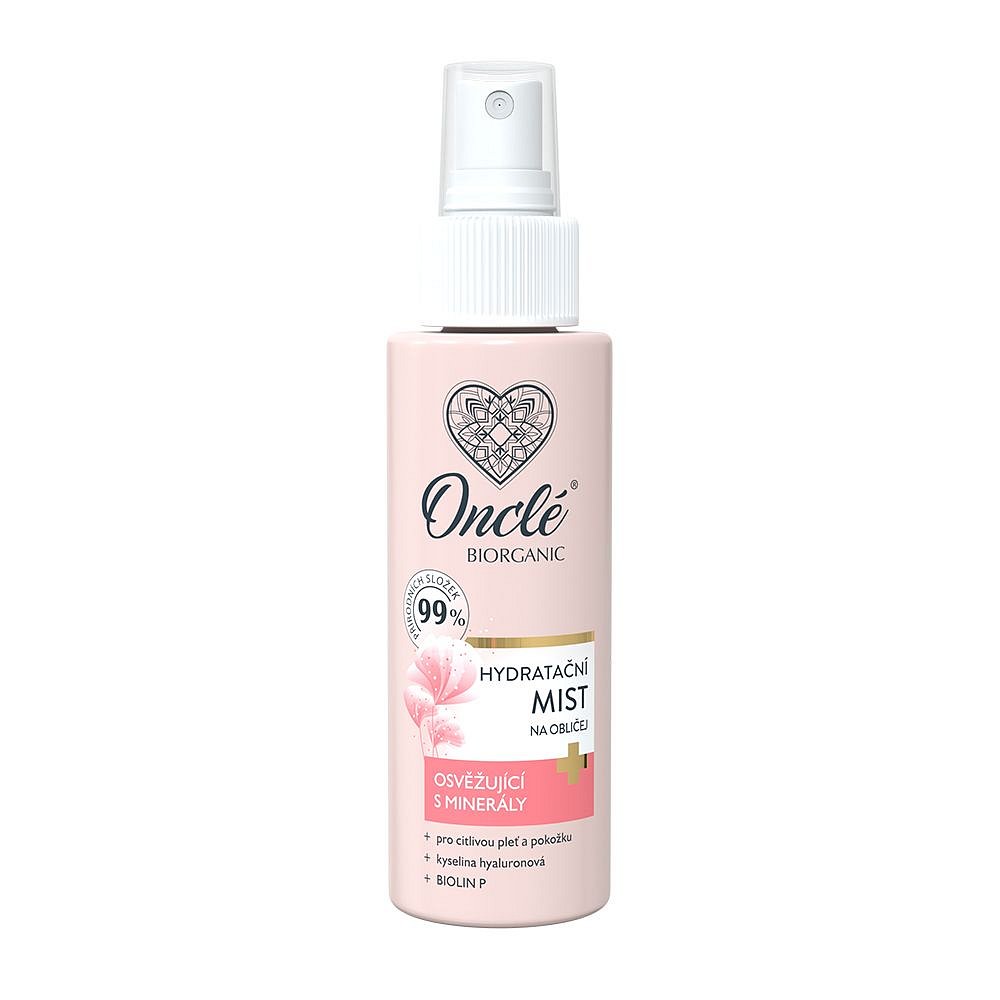 Onclé Biorganic Hydratační mist na obličej 100 ml