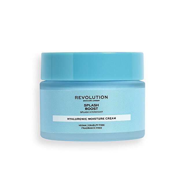 Revolution Hydratační krém Revolution Skincare (Splash Boost with Hyaluronic Acid)  50 ml