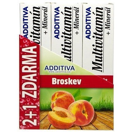 Sada Additiva MM 2+1 broskev šumivé tbl.3x20ks