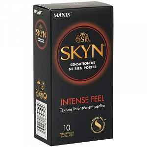 SKYN Intense Feel – bezlatexové kondomy s vroubky (10 ks)