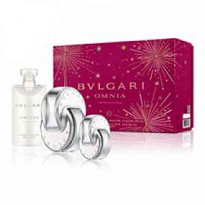 Bvlgari Omnia Crystalline Dárková sada dámská toaletní voda 65 ml, tělový krém 75 ml a miniaturka dámská toaletní voda 15 ml