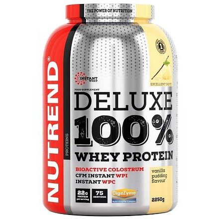 DELUXE 100% WHEY 2250 g pudinková vanilka