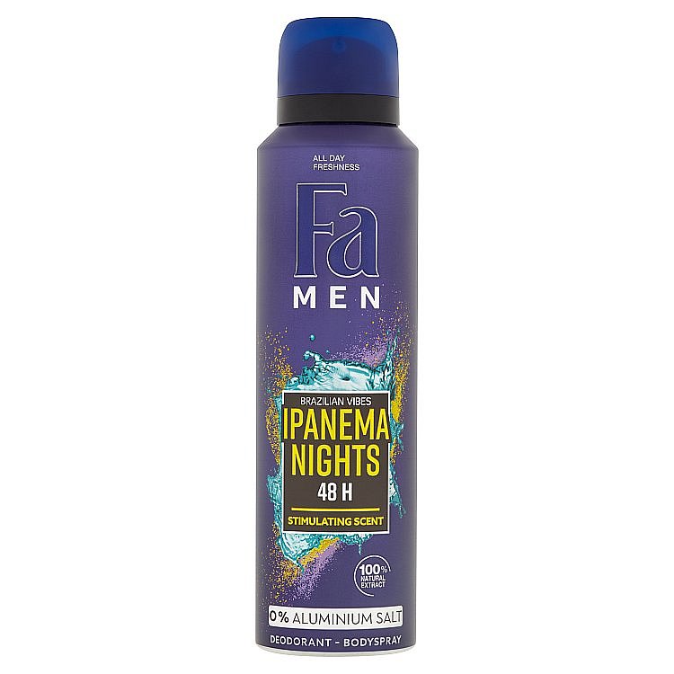Fa Men Deodorant Brazilian Vibes Ipanema Nights 150 ml