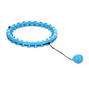 HMS Masážní hula hoop FH01 se závažím modrá