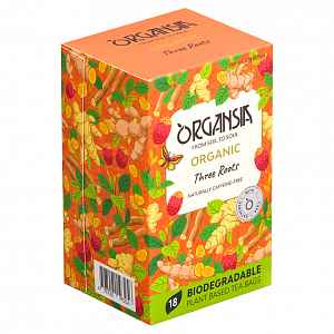 ORGANSIA Three roots bylinný čaj BIO 18 sáčků
