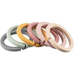 Zopa Silicone Links sada kroužků Multicolor 6 ks