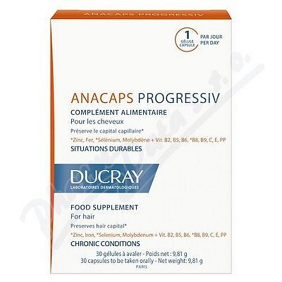 DUCRAY Anacaps Progressiv-chronic.vyp.vlasů cps.30