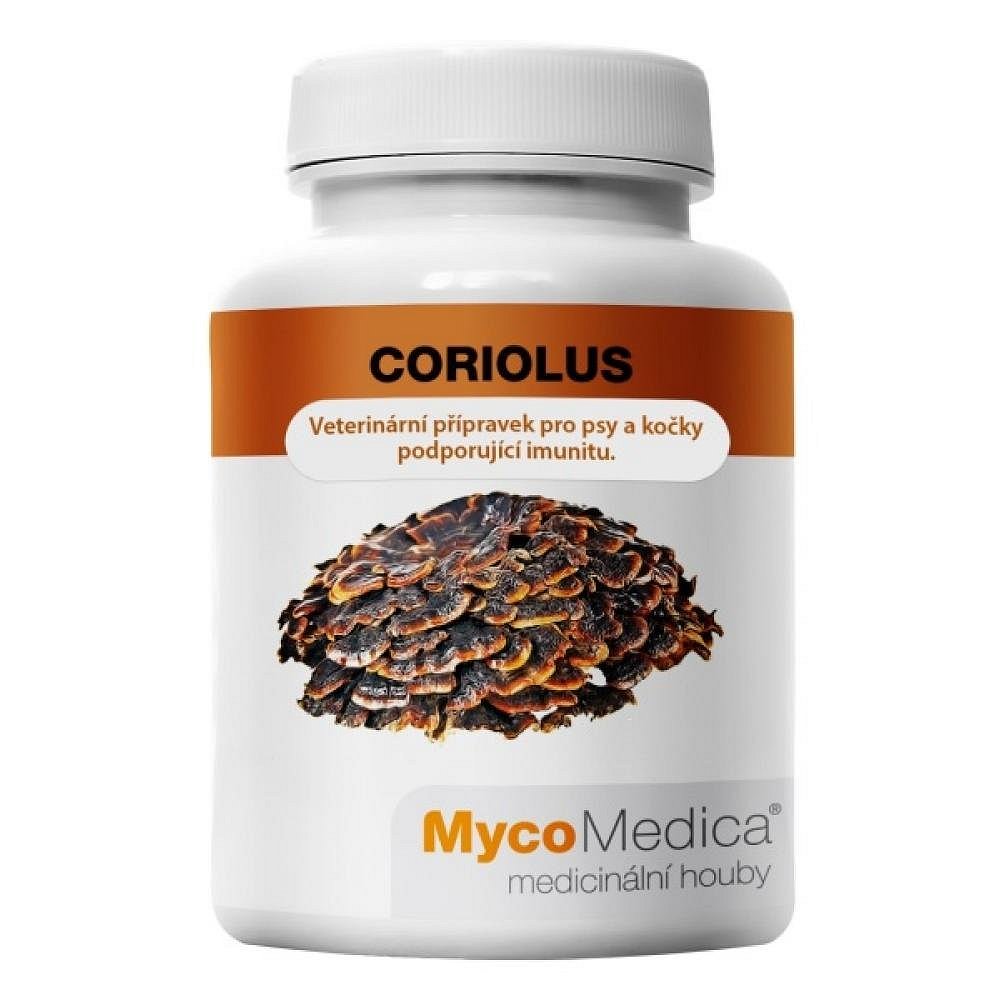 MYCOMEDICA Coriolust rostlinné vegan kapsle 90x500 mg extraktu