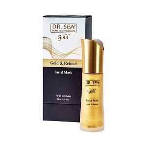 Pleťová maska na obličej Gold & Retinol - 50 ml - Dr. Sea