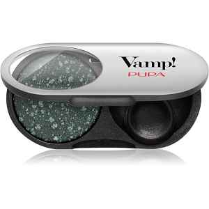 PUPA Milano Vamp! Radiant Baked Eyeshadow dlouhotrvající zářivé oční stíny odstín 304 Woodland Green - GEMS 1 g