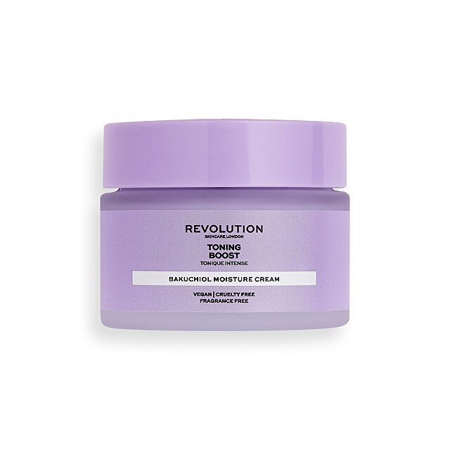 Revolution Hydratační krém Revolution Skincare (Toning Boost with Bakuchiol)  50 ml