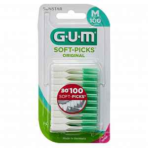 GUM Soft-Picks masážní mezizubní kartáčky s fluoridy velikost Regular ISO 1 80 ks