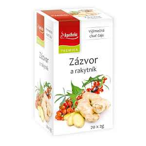 Apotheke Zázvor a rakytník - s přebalem 20x2g n.s.