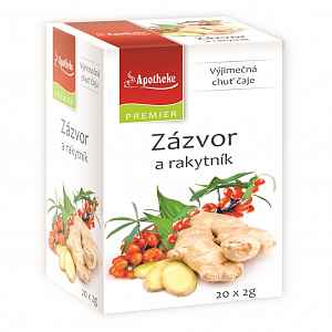 Apotheke Zázvor a rakytník - s přebalem 20x2g n.s.