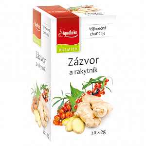 Apotheke Zázvor a rakytník - s přebalem 20x2g n.s.