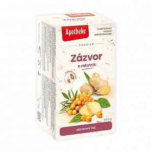 Apotheke Zázvor a rakytník - s přebalem 20x2g n.s.