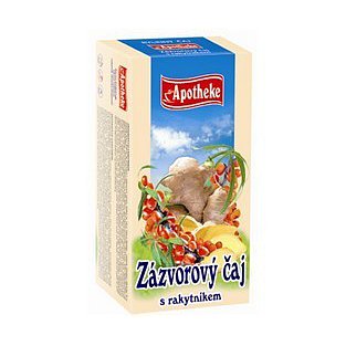 Apotheke Zázvor a rakytník - s přebalem 20x2g n.s.