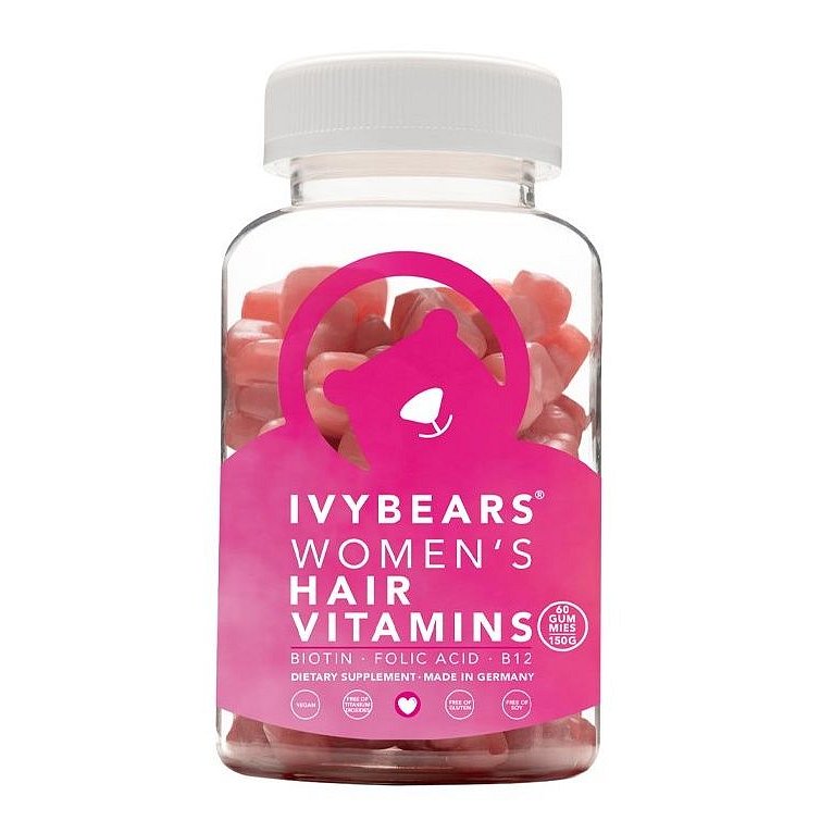 IvyBears Womens Hair vitamíny na vlasy pro ženy 60 ks
