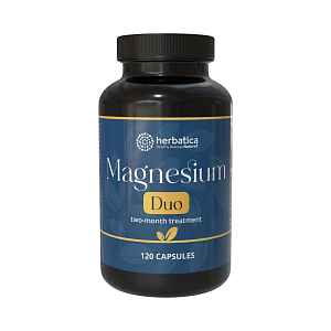 Magnesium DUO dvouměsíční kúra - 120 kapslí - Herbatica