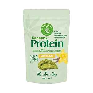 ZELENÁ ZEMĚ Konopný protein extra jemný s vanilkou 500 g
