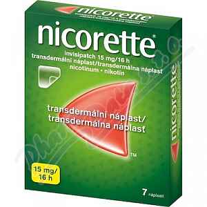 Nicorette Invisipatch 15mg/16h náplast 7x15mg