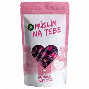 Topnatur Müslím na Tebe Malina & belgická čokoláda RUBY 250 g