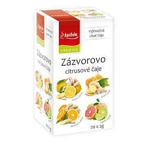 Apotheke Zázvorovo citrusové čaje 4v1 20x2g n.s.