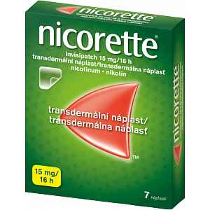 Nicorette Invisipatch 15mg/16h náplast 7x15mg