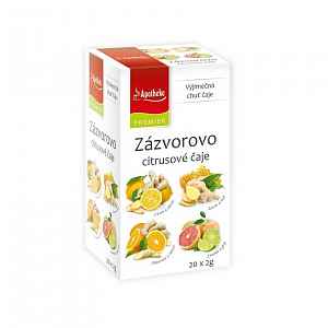 Apotheke Zázvorovo citrusové čaje 4v1 20x2g n.s.